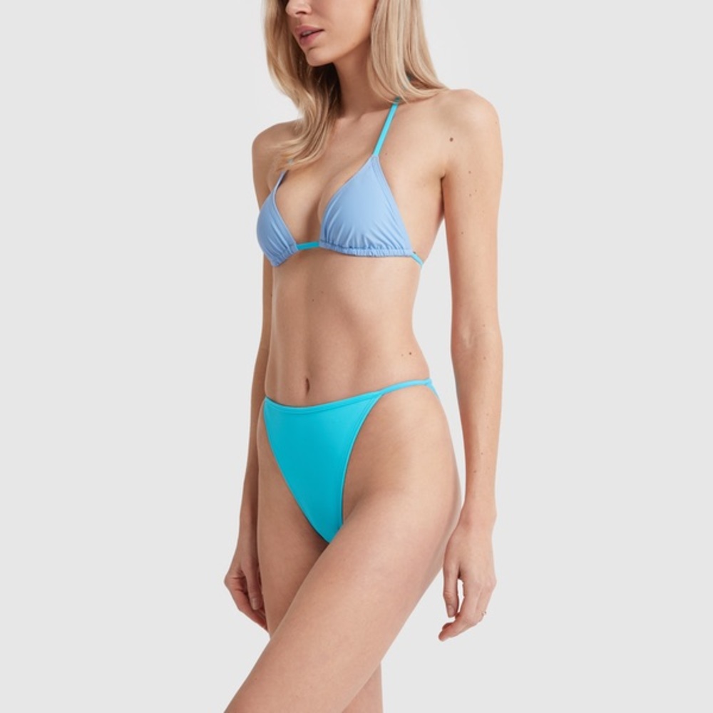 Nu Swim Cleo Bottoms in Aqua